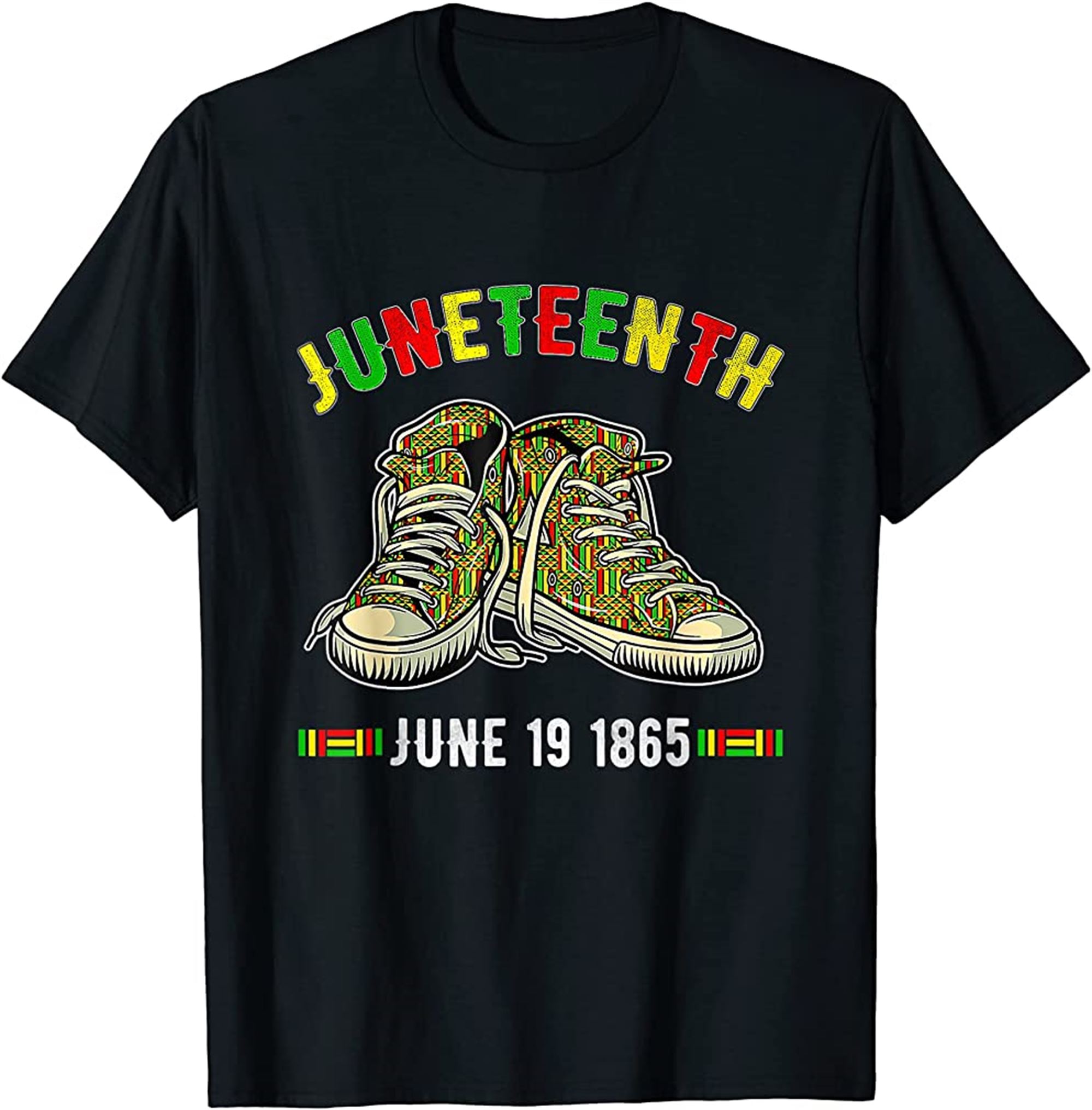 Uneteenth June 19 1865 Black African American Independence T-shirt Size Up To 5xl