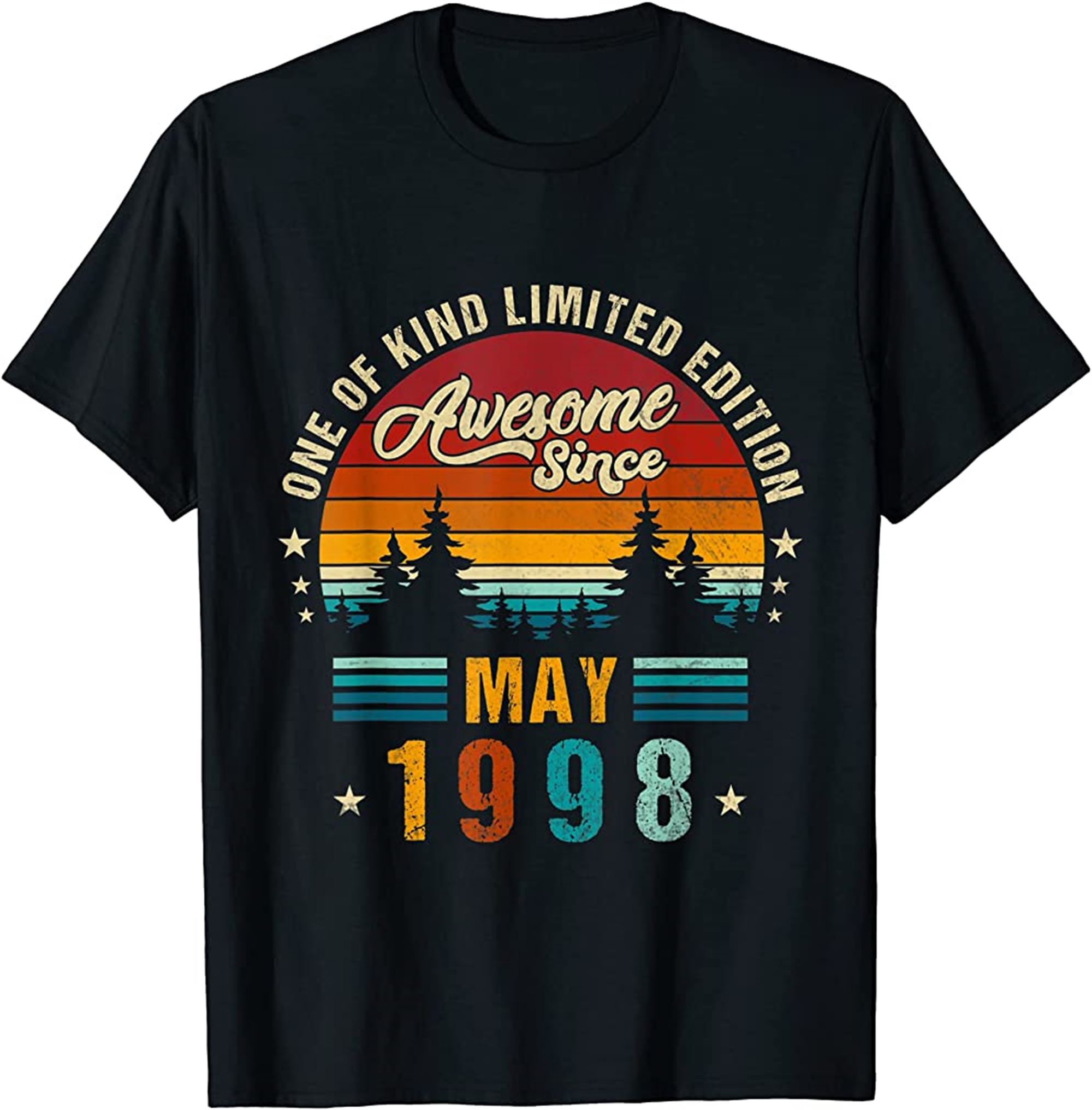 Vintage 24th Birthday Awesome Since May 1998 Epic Legend T-shirt Plus Size Up To 5xl