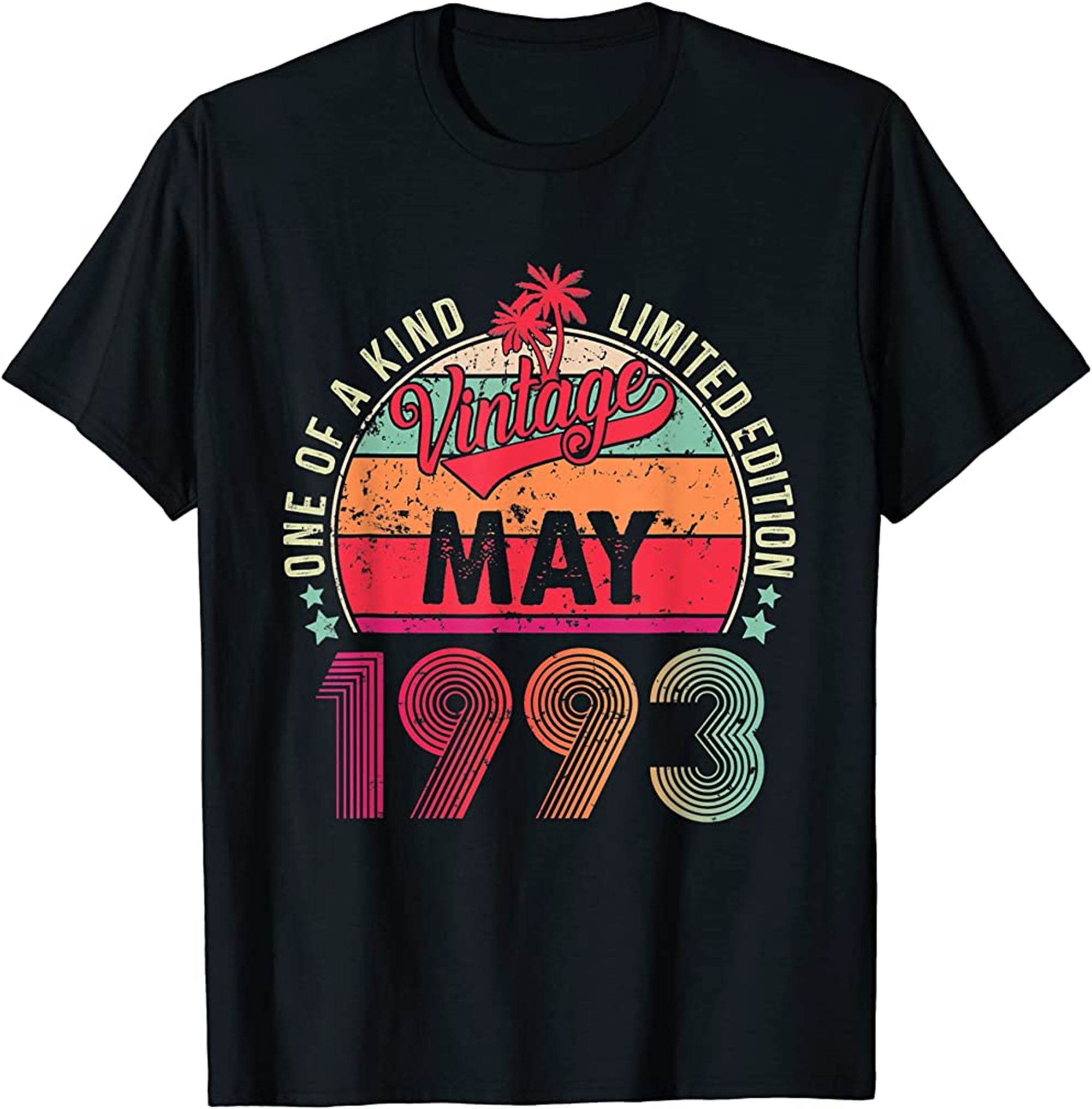 Vintage 29th Birthday Awesome Since May 1993 T-shirt Plus Size Up To 5xl