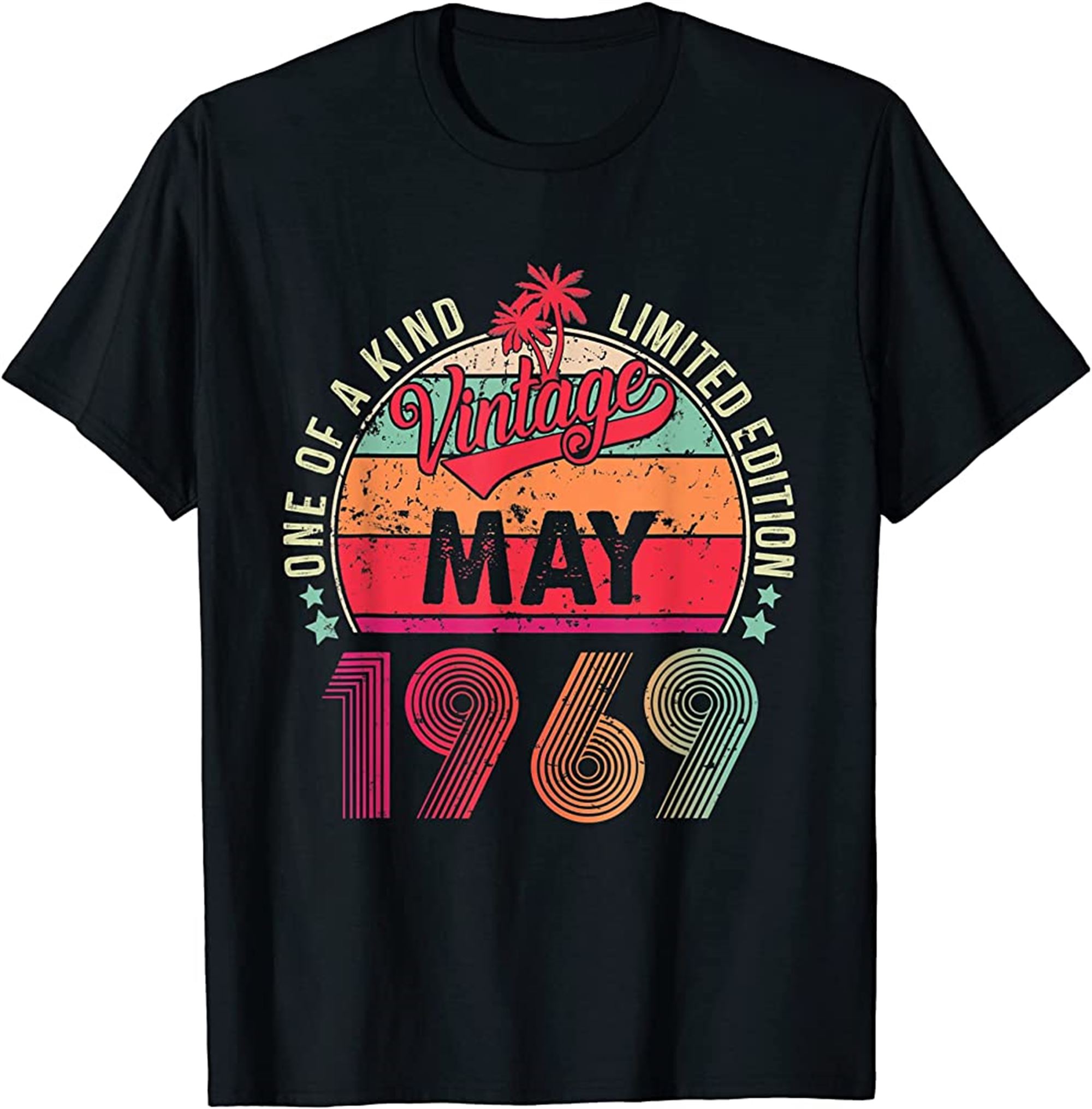 Vintage 53rd Birthday Awesome Since May 1969 T-shirt Full Size Up To 5xl