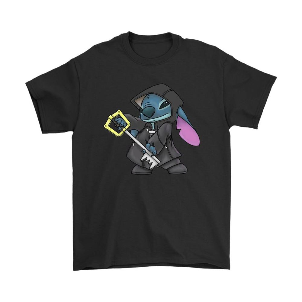 Mashup Kingdom Hearts Stitch With Kingdom Key Shirts