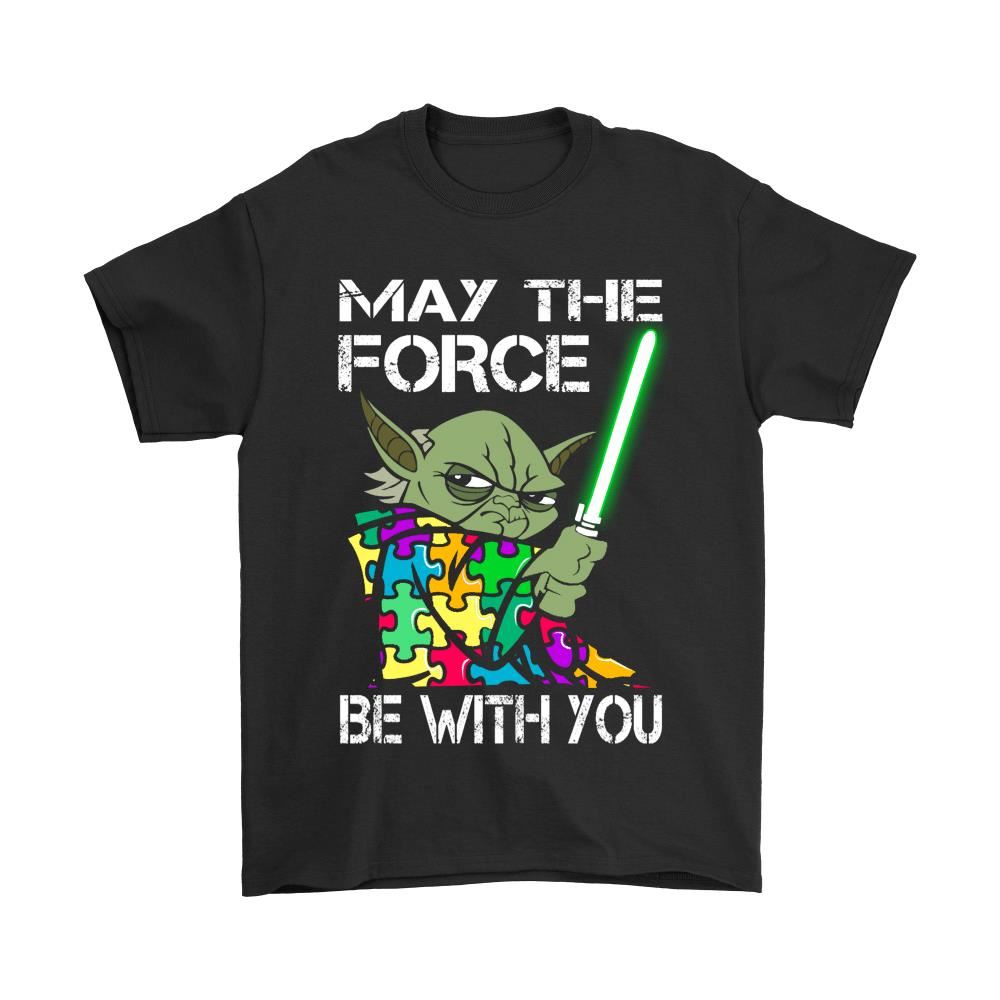 May The Force Be With You Autism Awareness Star Wars Shirts