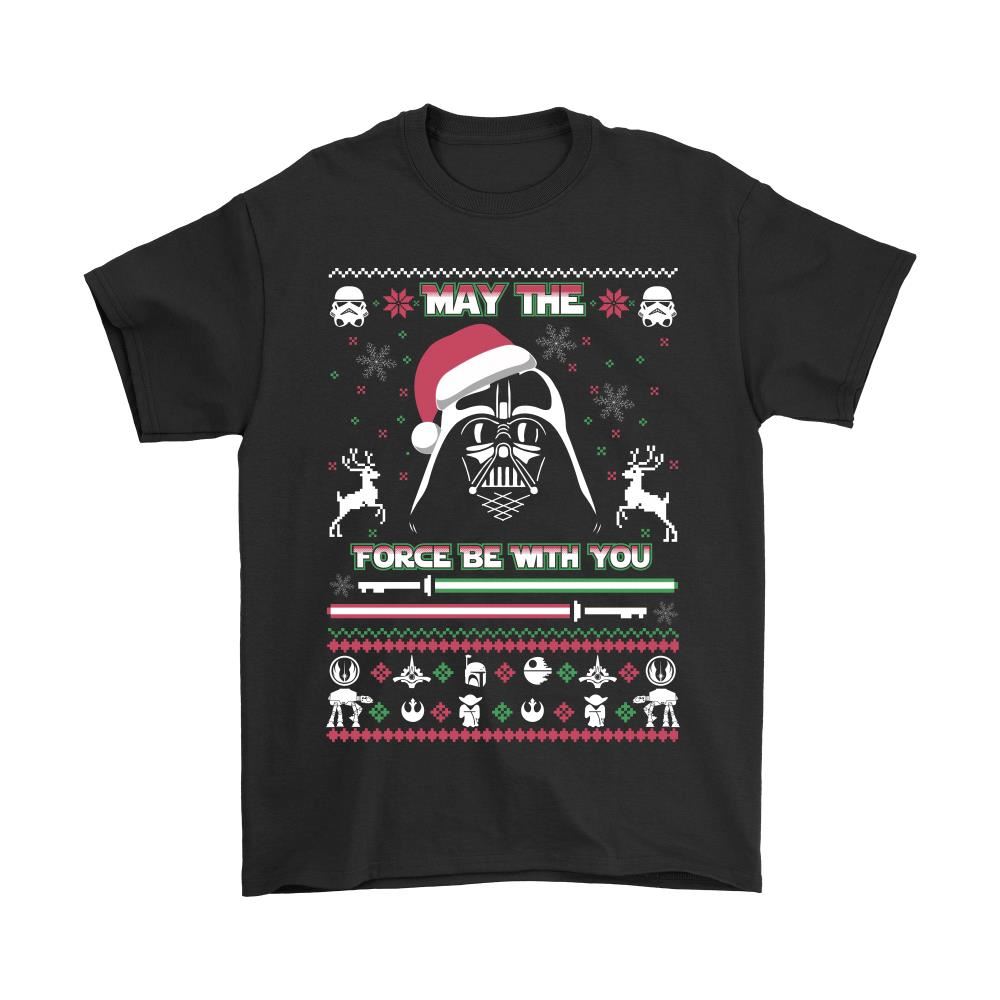 May The Force Be With You Darth Vader Christmas Shirts