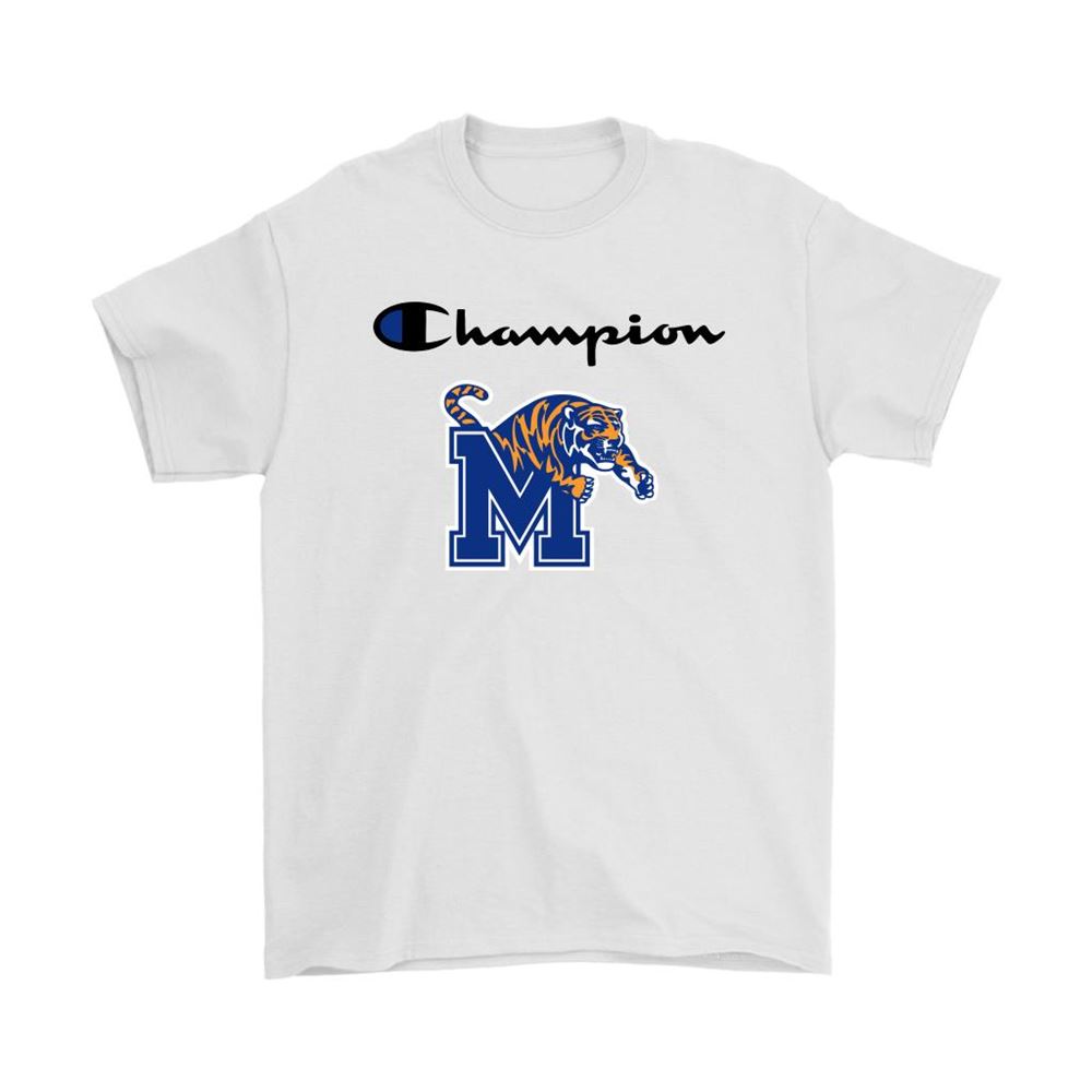 Memphis Tigers Champion Logo Mashup Ncaa Shirts