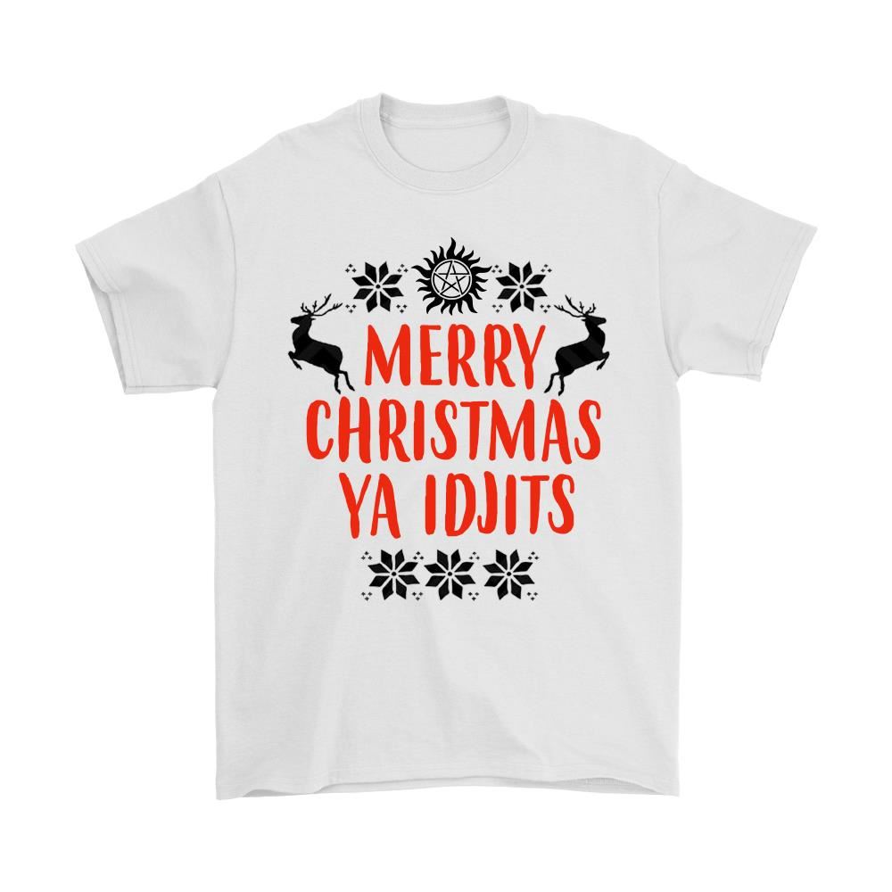 Merry Christmas Ya Idjits Supernatural Shirts