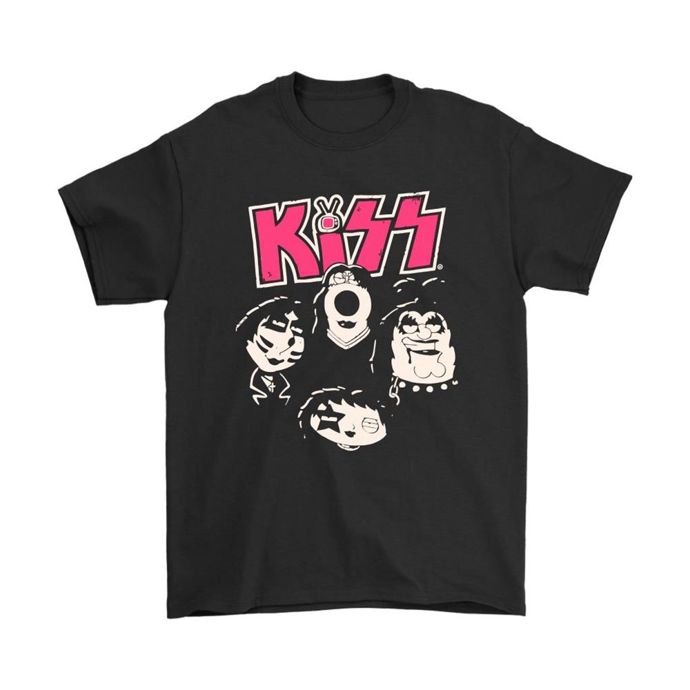 Metal Band Kiss Family Guy Lois Stewie Brian Peter Griffin Shirts