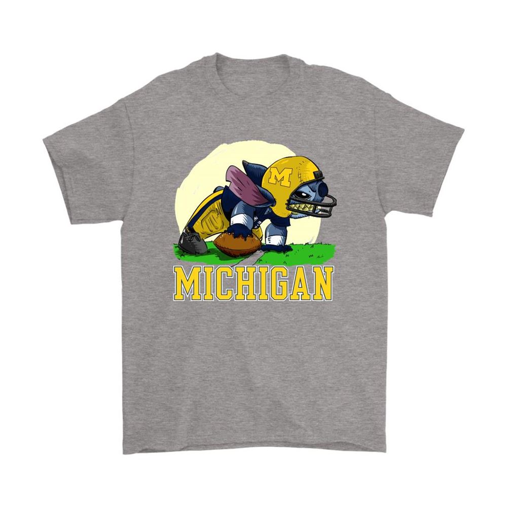 Michigan Wolverines Stitch Ready For The Football Battle Ncaa Shirts