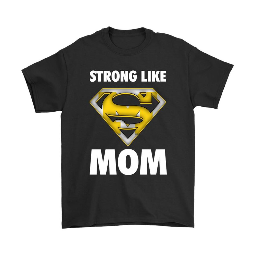 Michigan Wolverines Strong Like Mom Superwoman Ncaa Shirts
