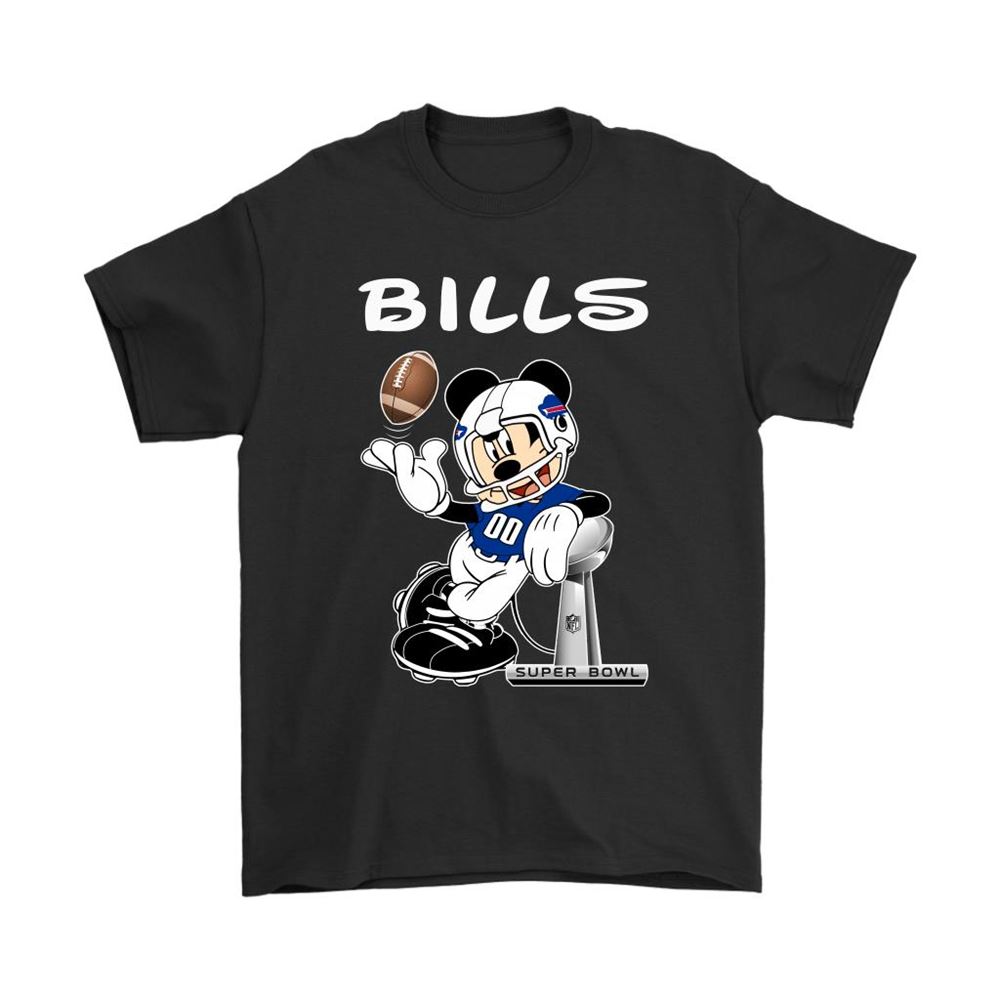 Mickey Bills Taking The Super Bowl Trophy Football Shirts