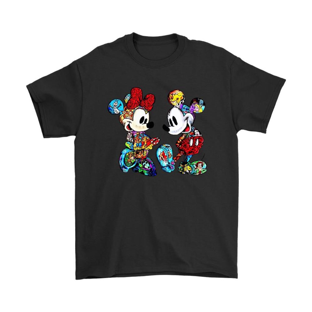 Mickey Minnie Mouse Body Painting Disney Stories Shirts