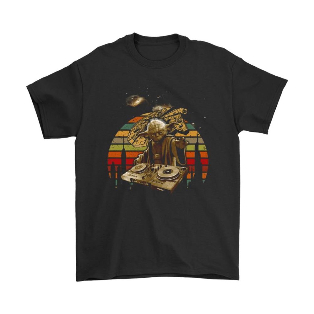 Millennium Falcon Dj Yoda Star Wars Vintage Shirts