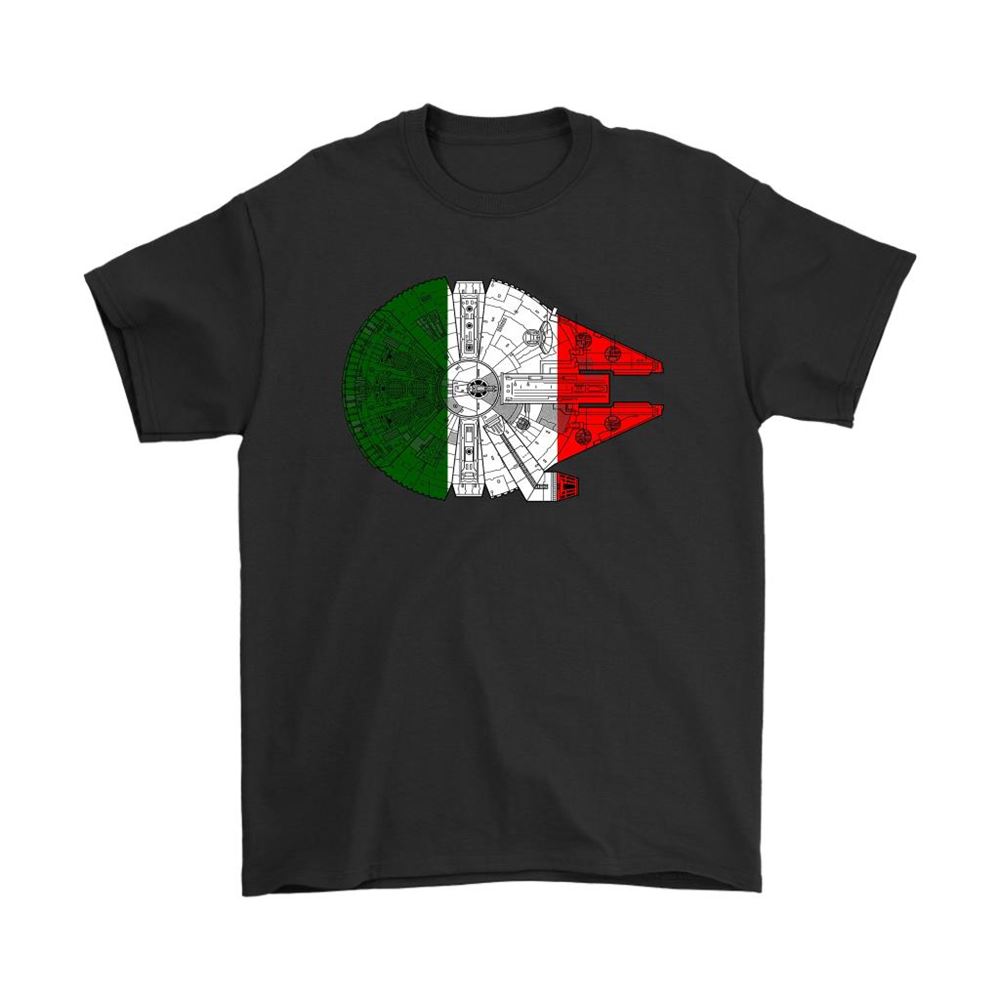 Millennium Falcon Italy Flag Star Wars Shirts