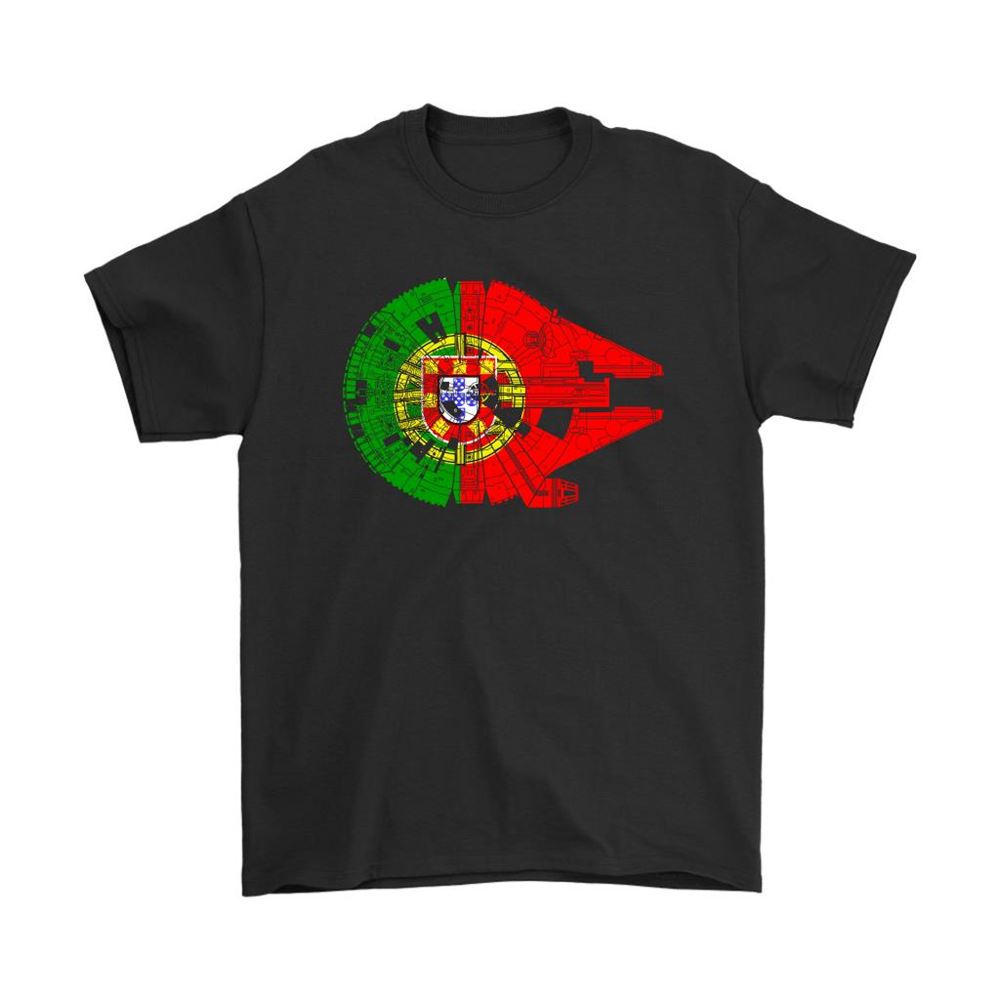 Millennium Falcon Portugal Flag Star Wars Shirts