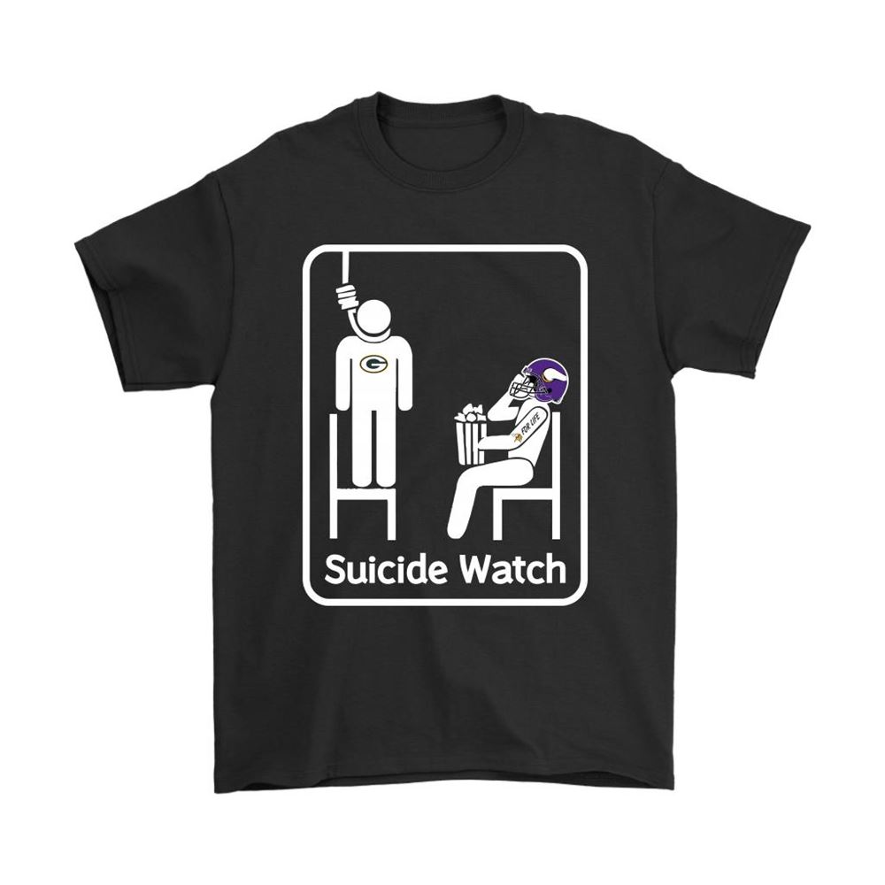 Minnesota Vikings Suicide Watch With Popcorn Nfl Shirts