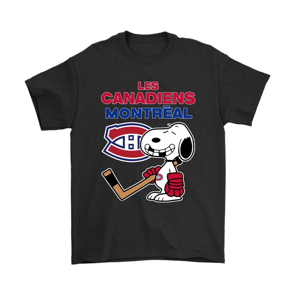 Montreal Canadiens Ice Hockey Broken Teeth Snoopy Nhl Shirts