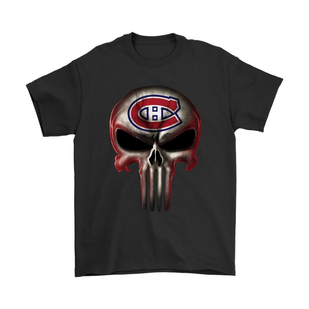 Montreal Canadiens The Punisher Mashup Ice Hockey Shirts