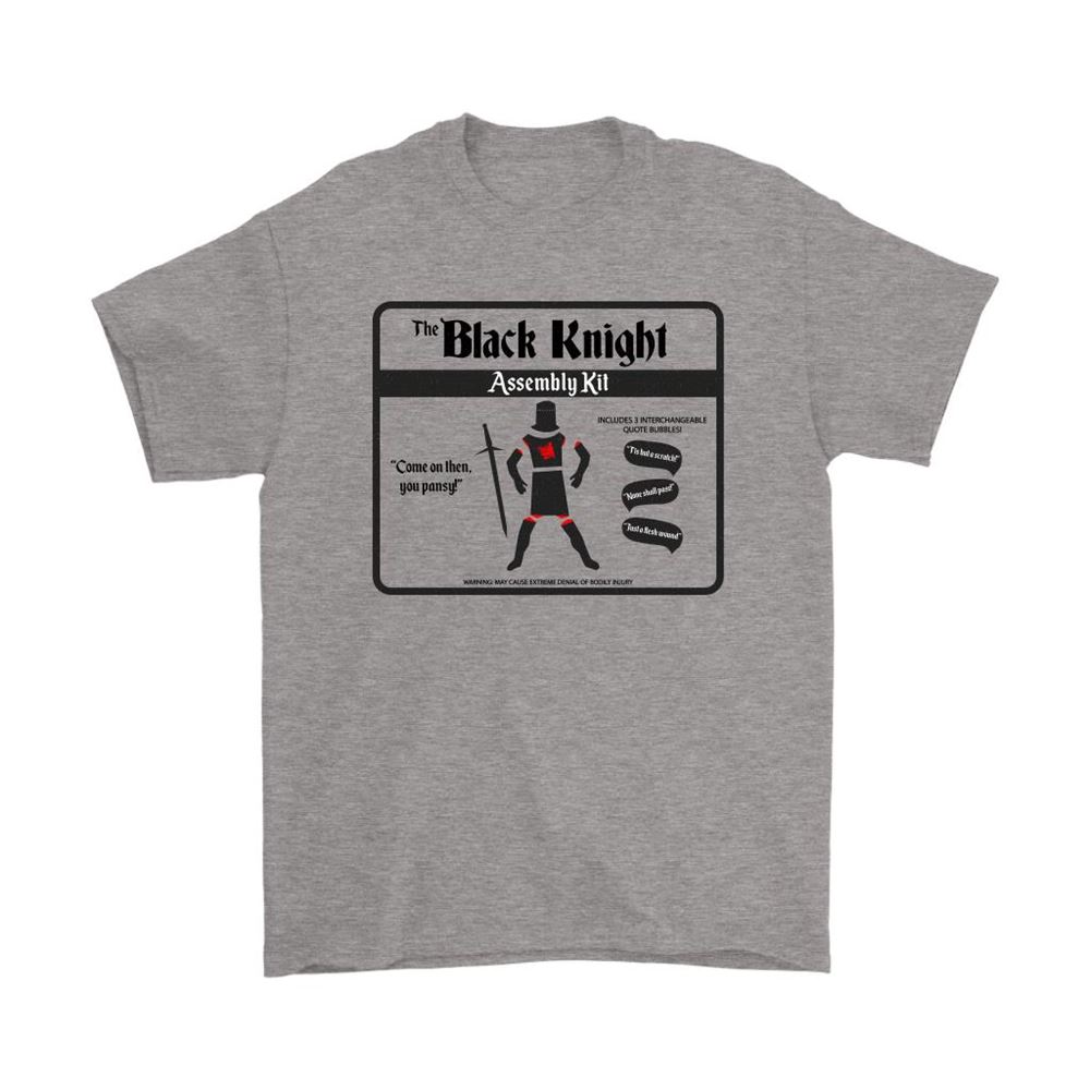 Monty Python The Black Knight Assembly Kit Shirts