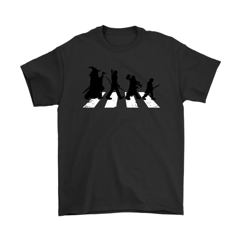 Mordor Road X The Abbey Road The Lord Of The Rings Shirts