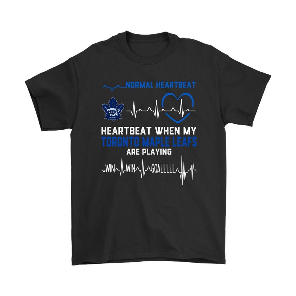 My Heartbeat When My Toronto Maple Leafs Are Playing Ice Hockey Shirts