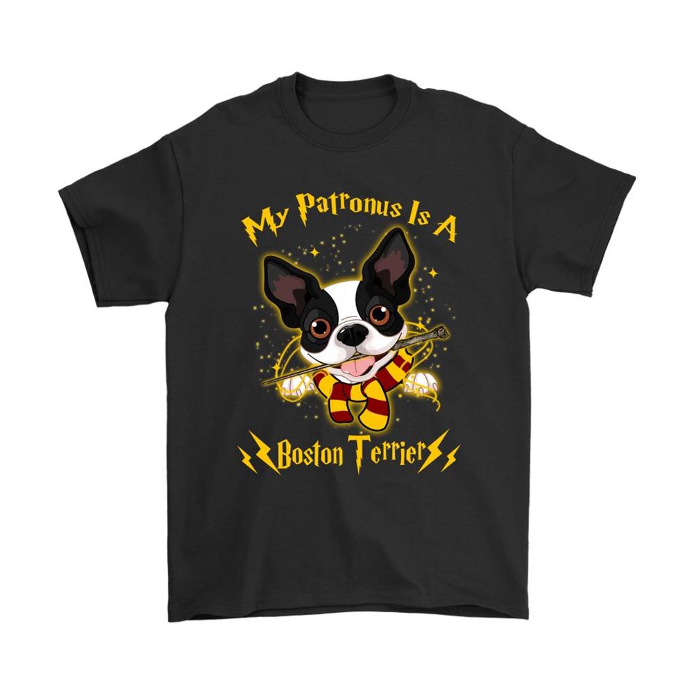 My Patronus Is A Boston Terrier Harry Potter Dog Shirts