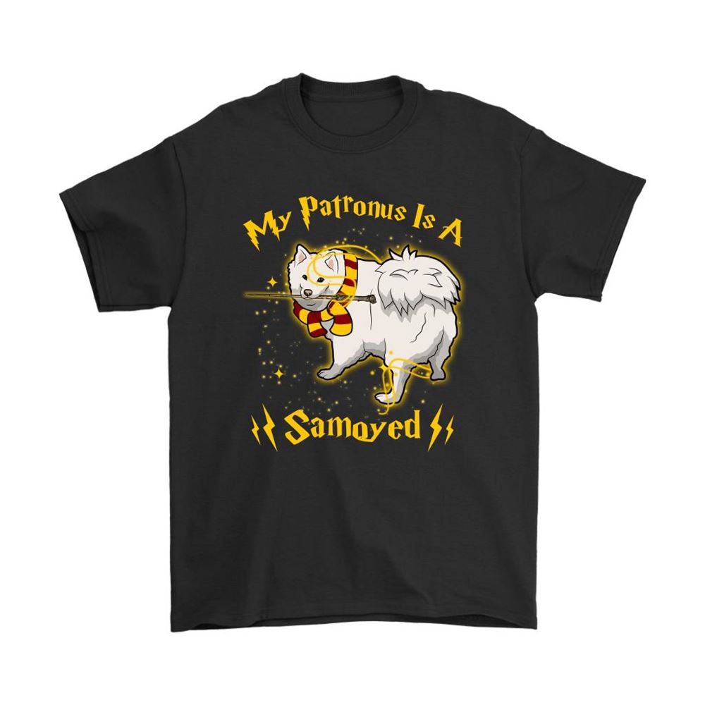 My Patronus Is A Samoyed Harry Potter Dog Shirts