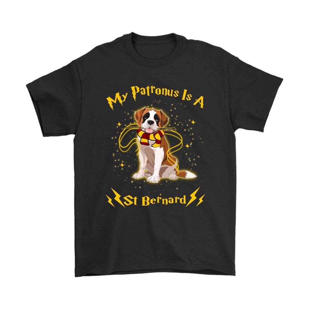 My Patronus Is A St Bernard Harry Potter Dog Shirts