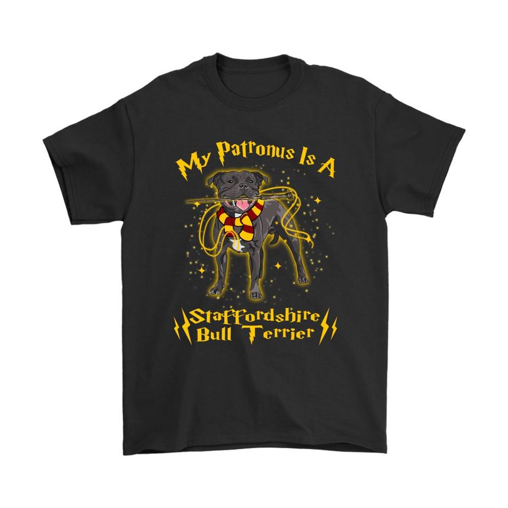 My Patronus Is A Staffordshire Sull Terrier Harry Potter Dog Shirts
