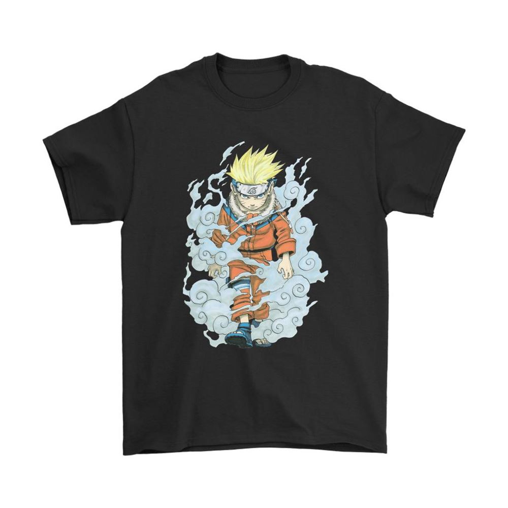 Naruto Uzumaki Young Naruto With Mist Cloud Shirts