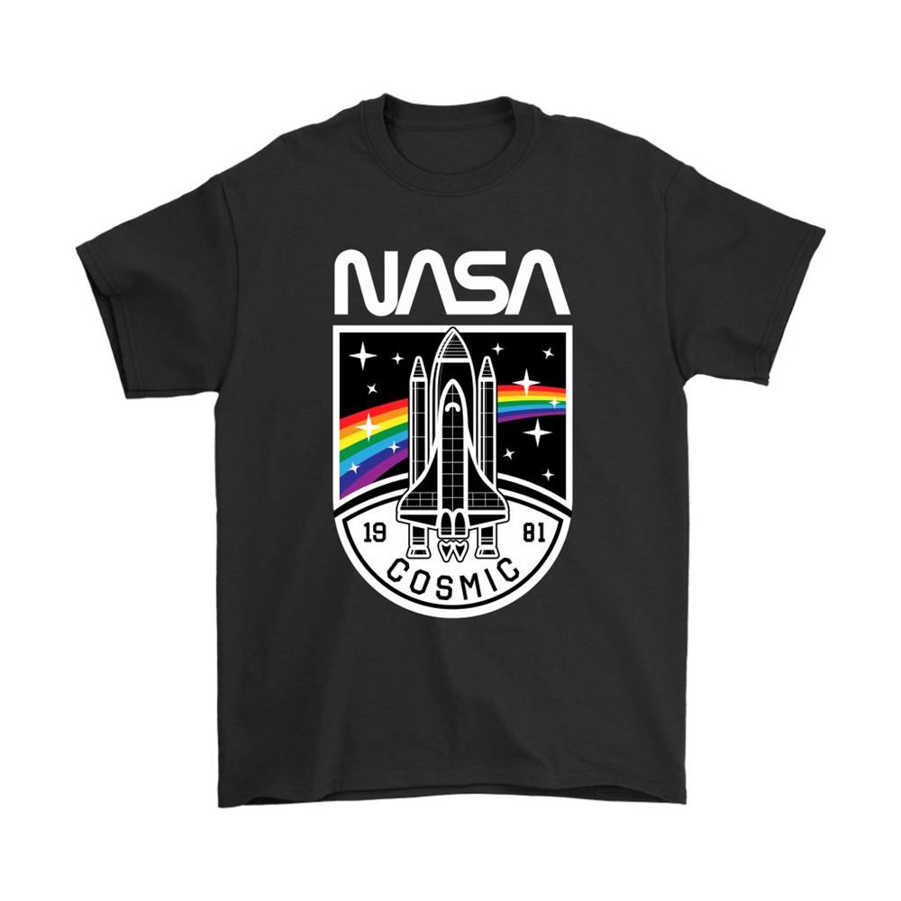 Nasa Cosmic 1981 Nasa Space Ship Lgbt Shirts