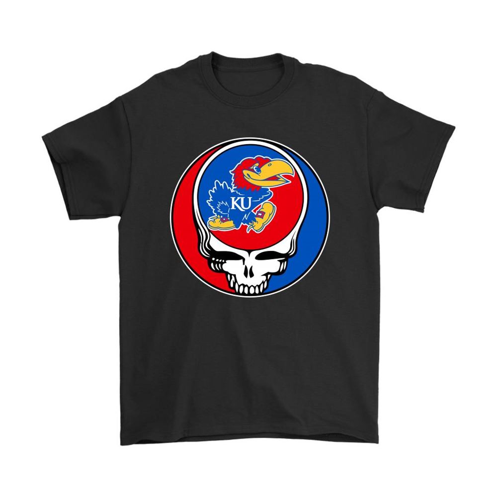 Ncaa Football Kansas Jayhawks X Grateful Dead Shirts