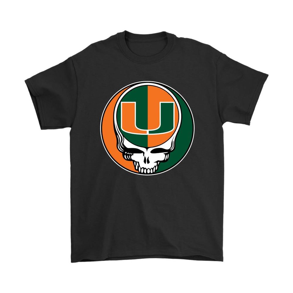 Ncaa Football Miami Hurricanes X Grateful Dead Shirts