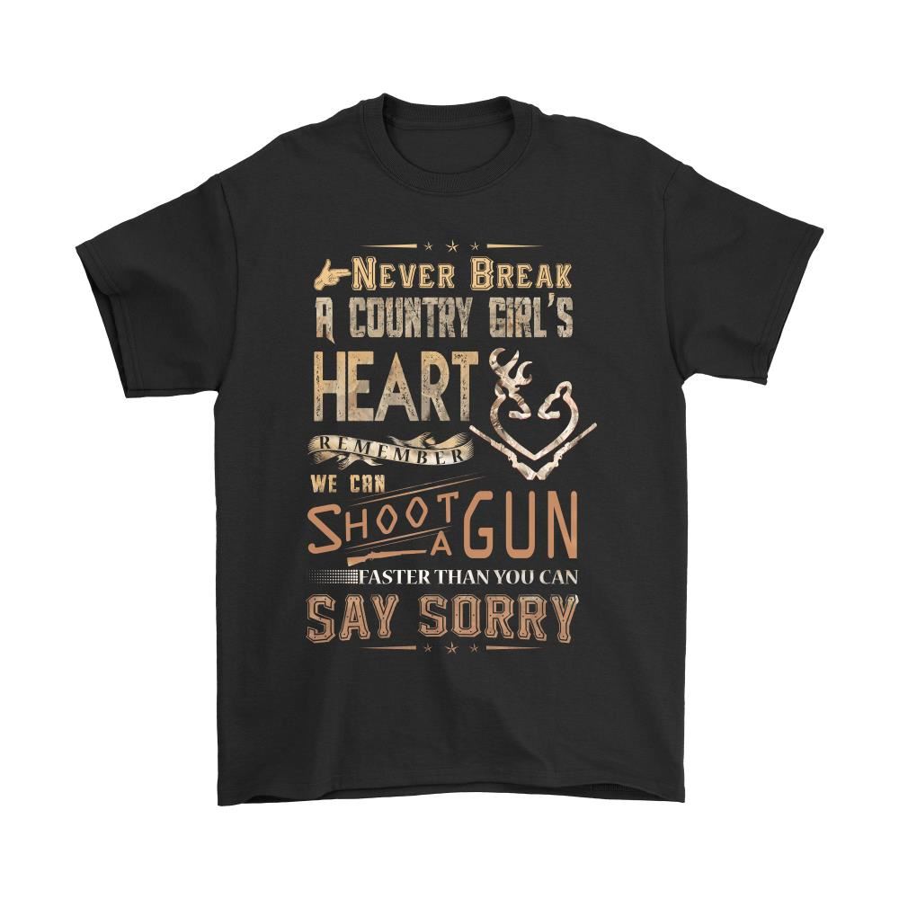 Never Break A Country Girls Heart Shirts