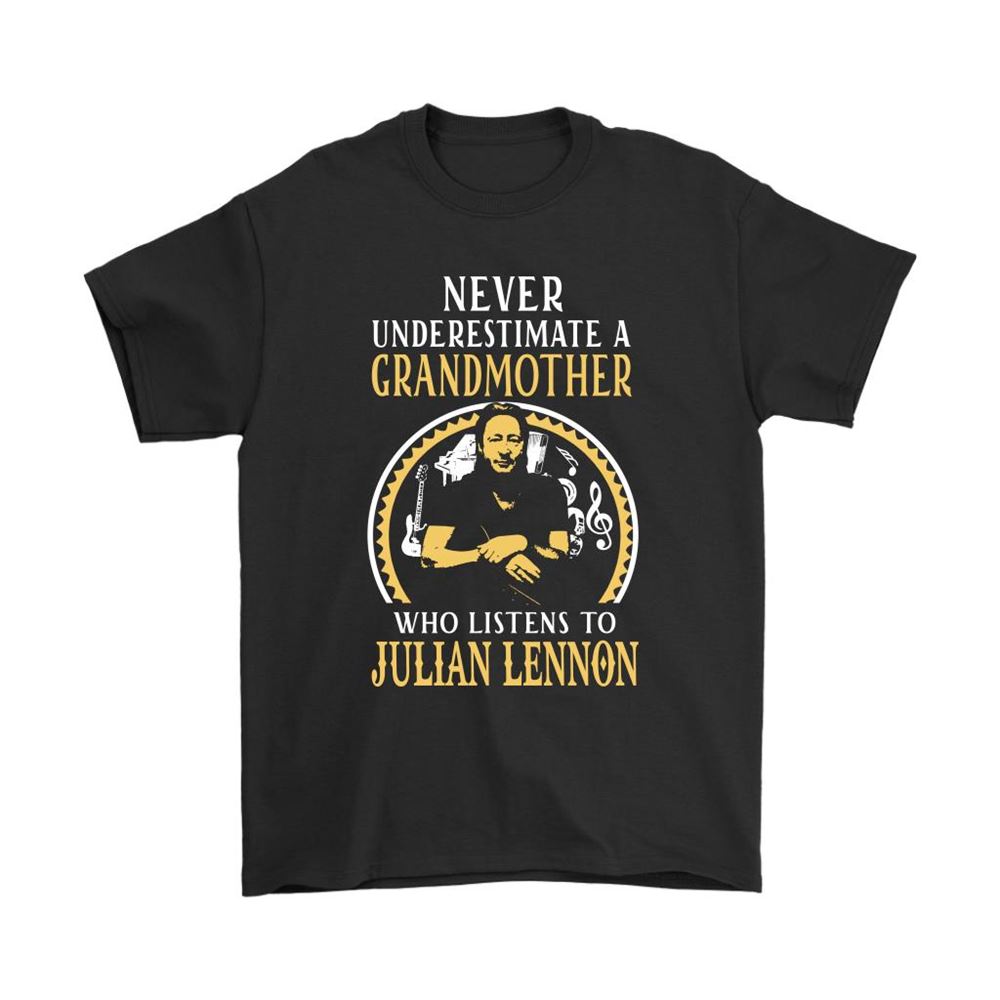 Never Underestimate A Grandmother Who Listens To Julian Lennon Shirts