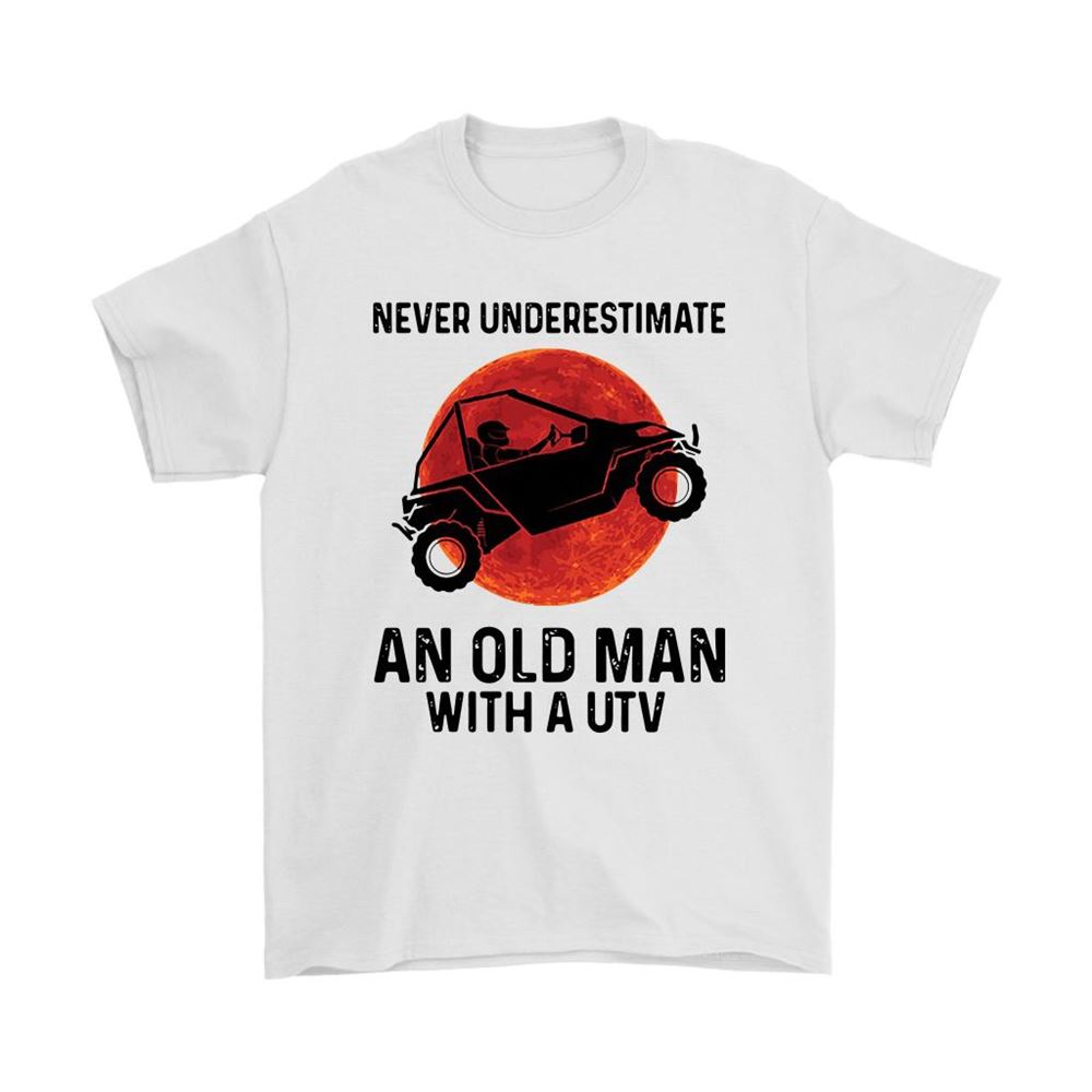 Never Underestimate An Old Man With A Utv Red Moon Shirts