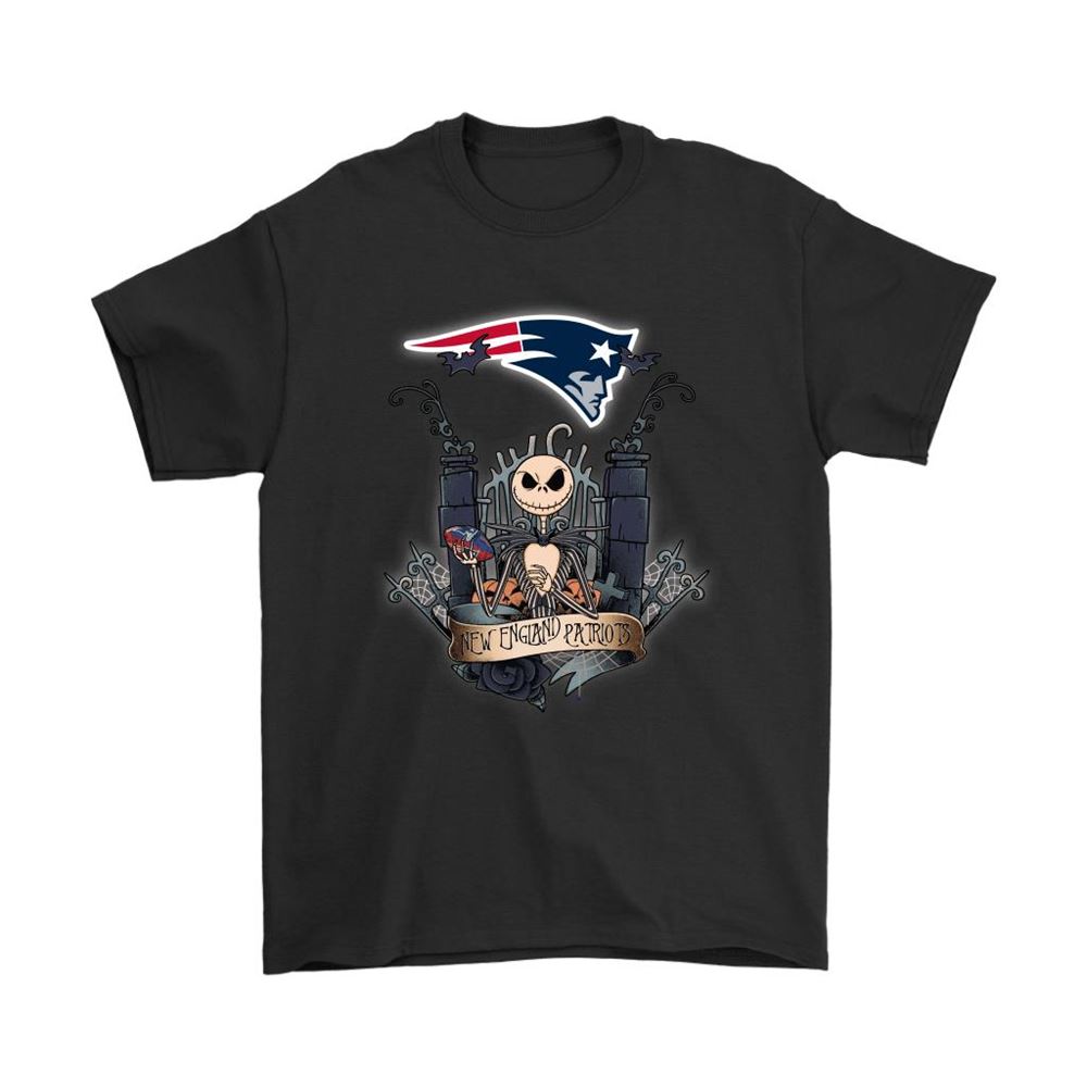 New England Patriots Jack Skellington This Is Halloween Nfl Shirts
