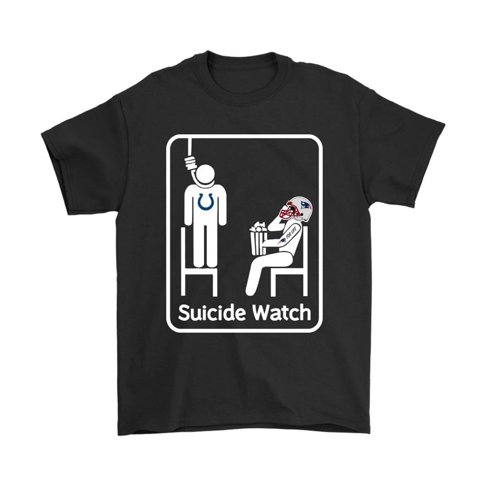New England Patriots Suicide Watch With Popcorn Nfl Shirts