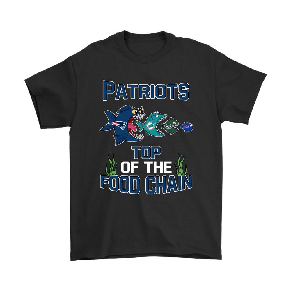 New England Patriots Top Of The Food Chain Nfl Shirts