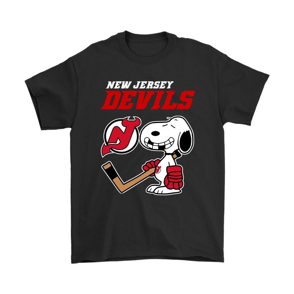 New Jersey Devils Ice Hockey Broken Teeth Snoopy Nhl Shirts
