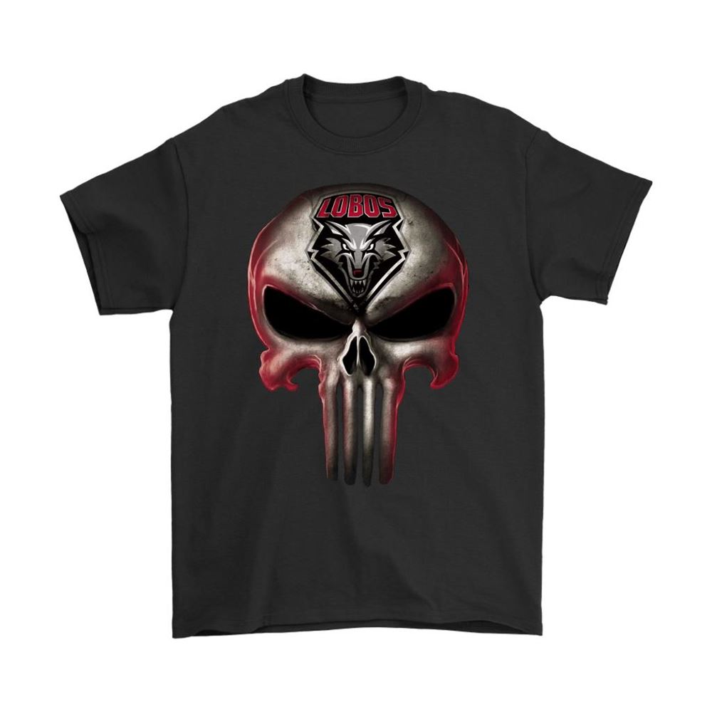 New Mexico Lobos The Punisher Mashup Ncaa Football Shirts