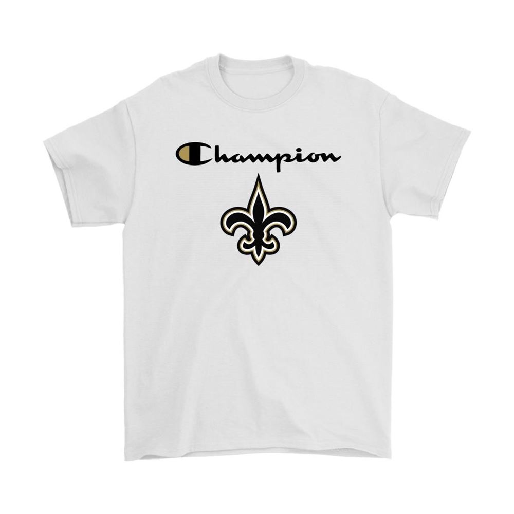 New Orleans Saints Champion Logo Mashup Nfl Shirts