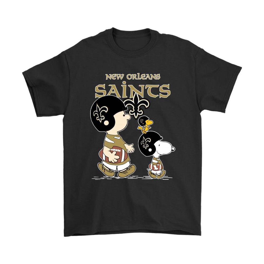 New Orleans Saints Lets Play Football Together Snoopy Nfl Shirts