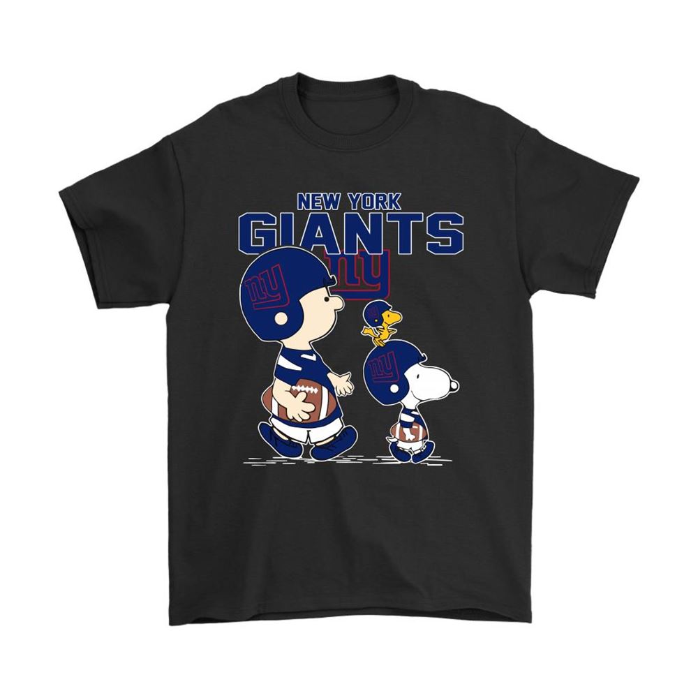 New York Giants Lets Play Football Together Snoopy Nfl Shirts