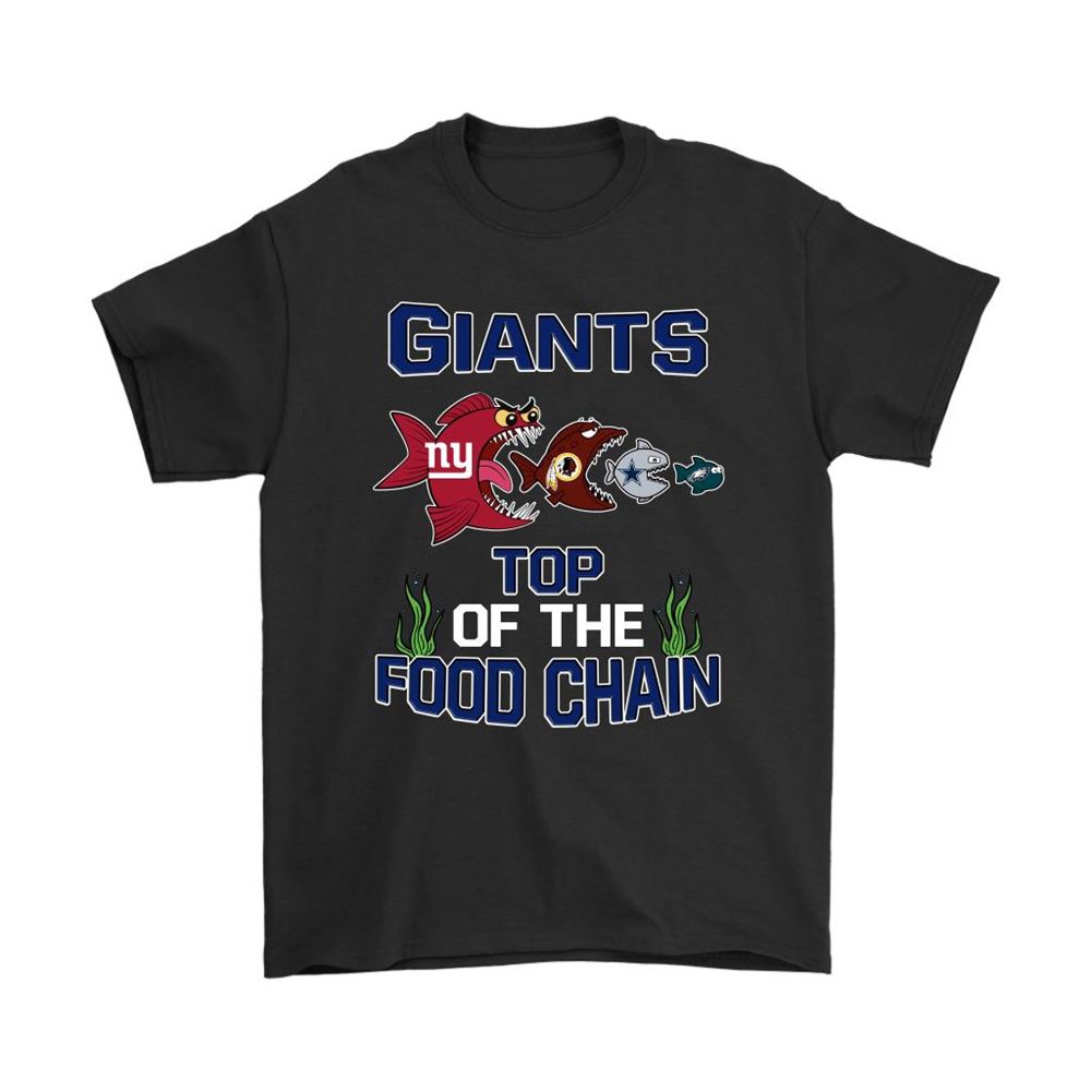 New York Giants Top Of The Food Chain Nfl Shirts