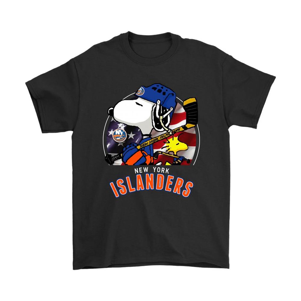 New York Islanders Ice Hockey Snoopy And Woodstock Nhl Shirts