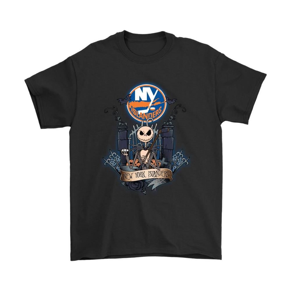 New York Islanders Jack Skellington This Is Halloween Nhl Shirts