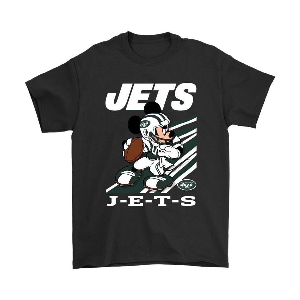 New York Jets Slogan J-e-t-s Mickey Mouse Nfl Shirts