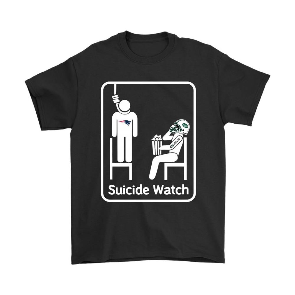 New York Jets Suicide Watch With Popcorn Nfl Shirts