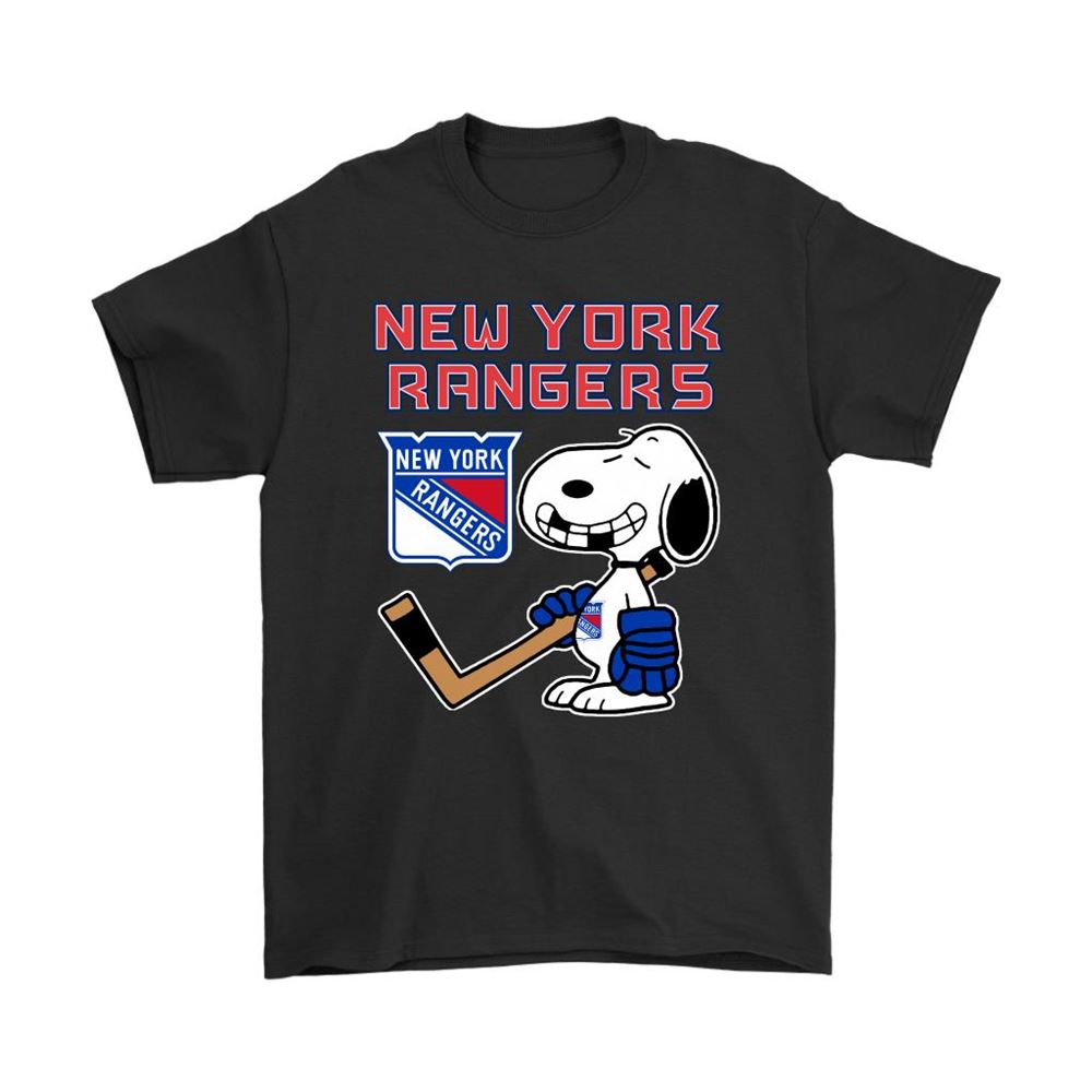 New York Rangers Ice Hockey Broken Teeth Snoopy Nhl Shirts