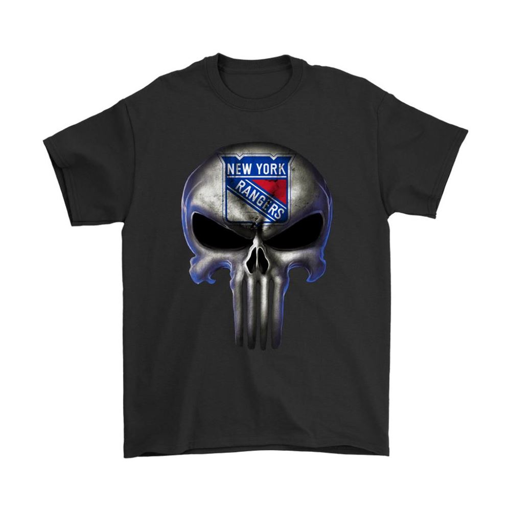 New York Rangers The Punisher Mashup Ice Hockey Shirts