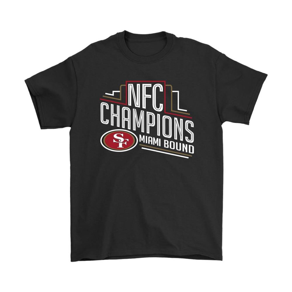 Nfc Champions Miami Bound San Francisco 49ers Nfl Shirts - Luxwoo.com